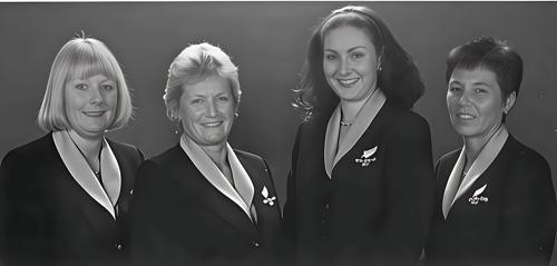 Debbie Smith, Anna Brabyn, Tina Howard, Brenda Ormsby